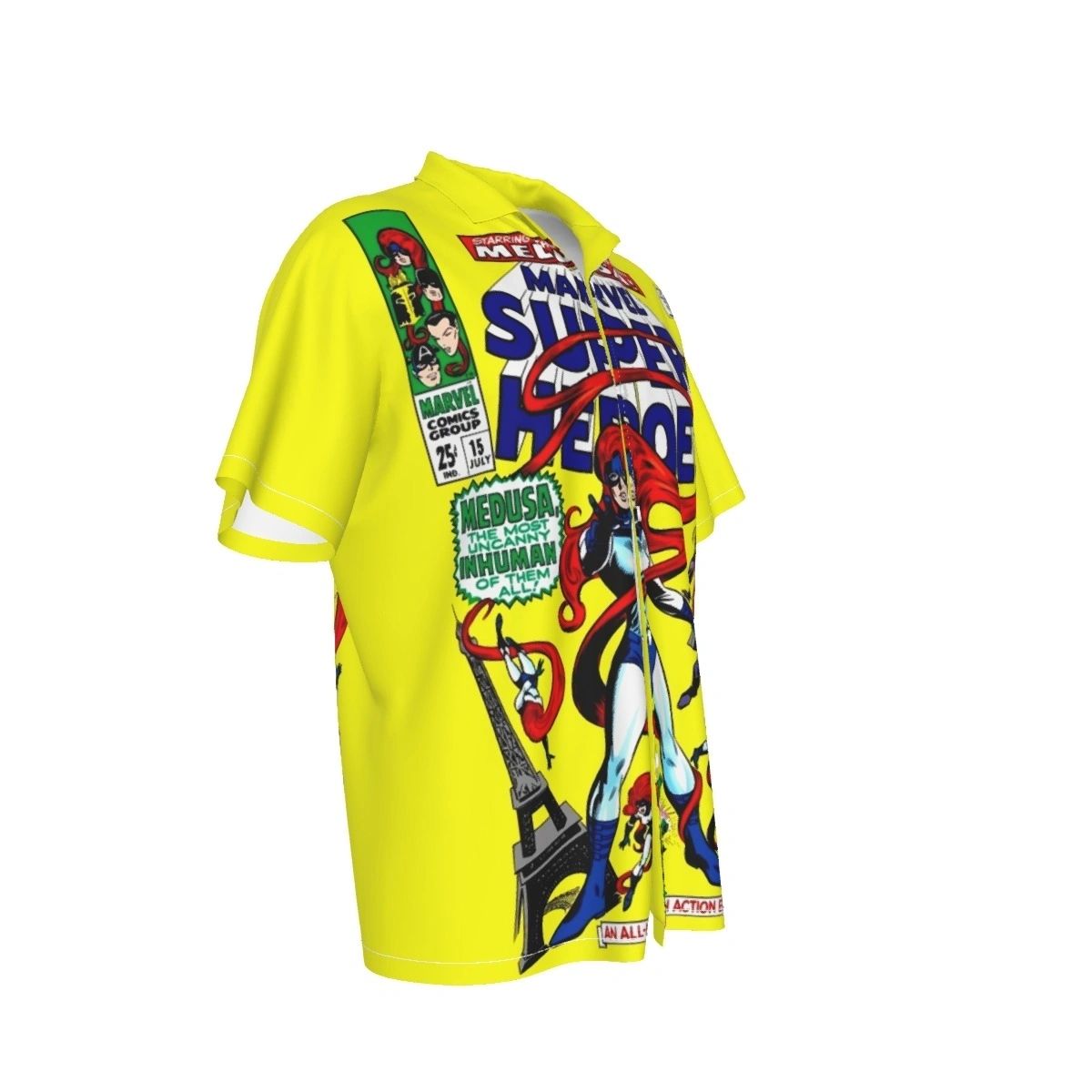 MARVEL SUPERHEROES 15 ALL OVER PRINT SHIRT AND TANK TOP -MEDUSA