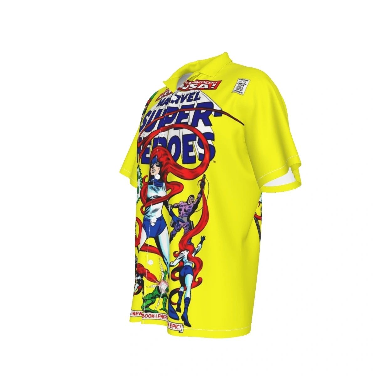 MARVEL SUPERHEROES 15 ALL OVER PRINT SHIRT AND TANK TOP -MEDUSA