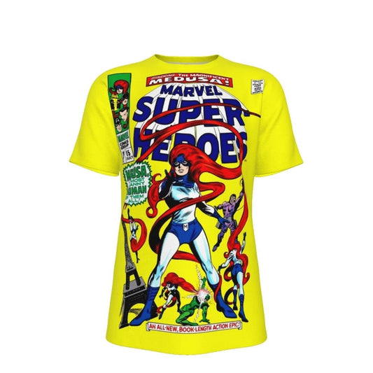 MARVEL SUPERHEROES 15 ALL OVER PRINT SHIRT AND TANK TOP -MEDUSA