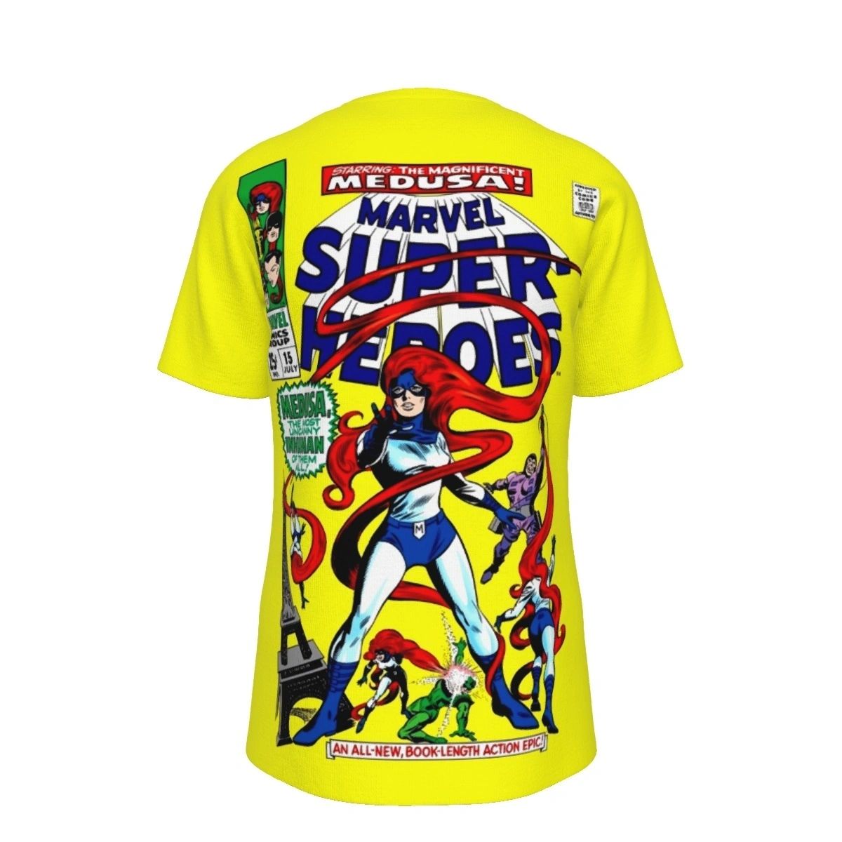 MARVEL SUPERHEROES 15 ALL OVER PRINT SHIRT AND TANK TOP -MEDUSA