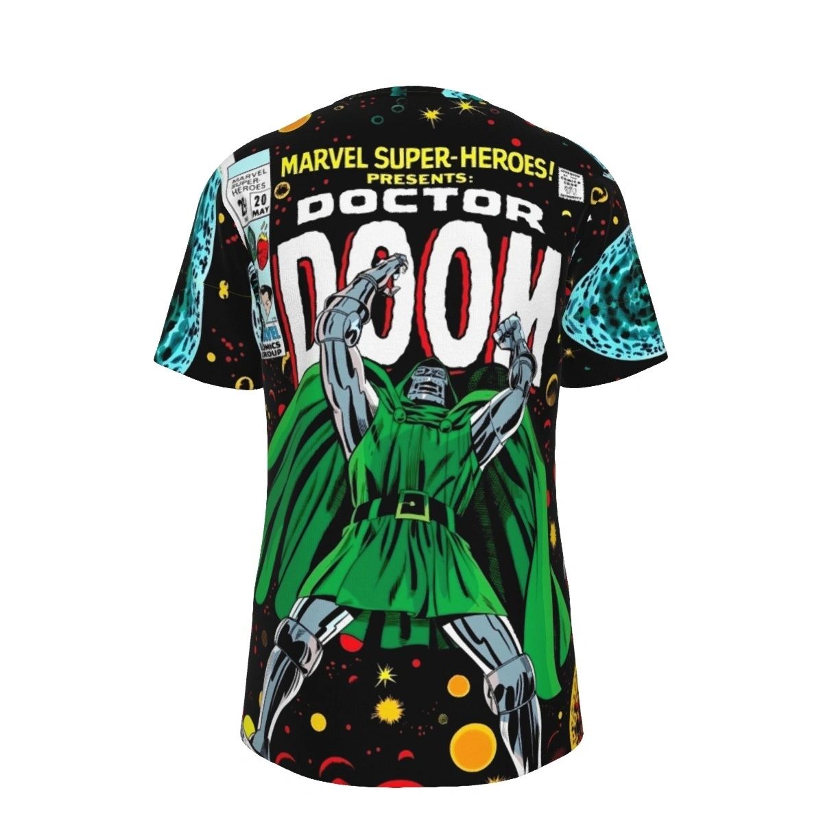 MARVEL SUPERHEROES 20 ALL OVER PRINT SHIRT AND TANK TOP -DOCTOR DOOM
