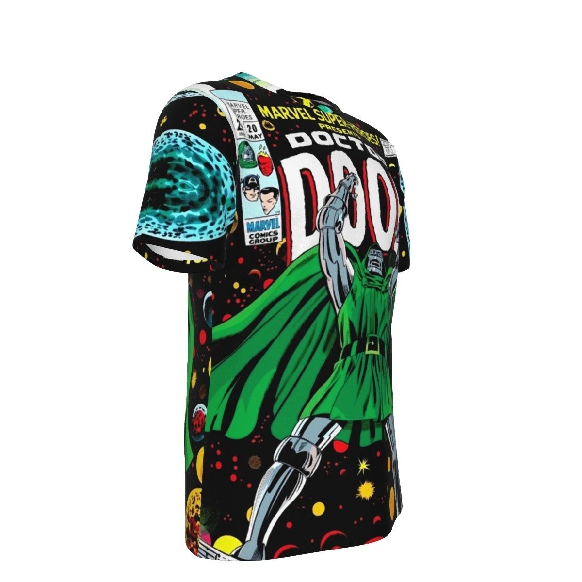 MARVEL SUPERHEROES 20 ALL OVER PRINT SHIRT AND TANK TOP -DOCTOR DOOM