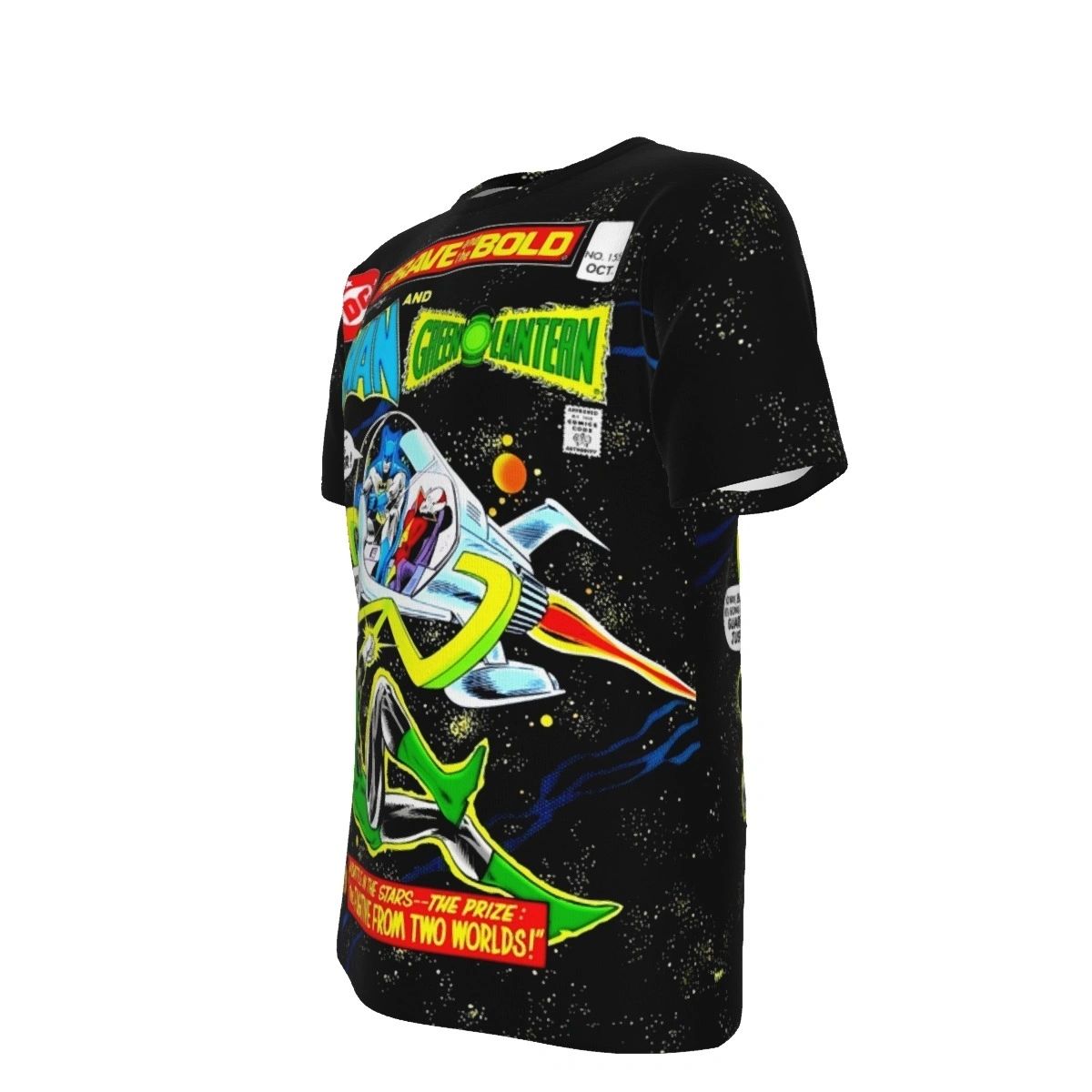 BRAVE AND BOLD 155 ALL OVER PRINT SHIRT AND TANK TOP -BATMAN GREEN LANTERN