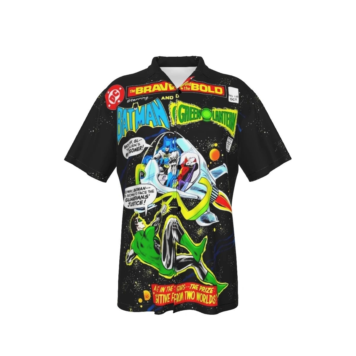 BRAVE AND BOLD 155 ALL OVER PRINT SHIRT AND TANK TOP -BATMAN GREEN LANTERN