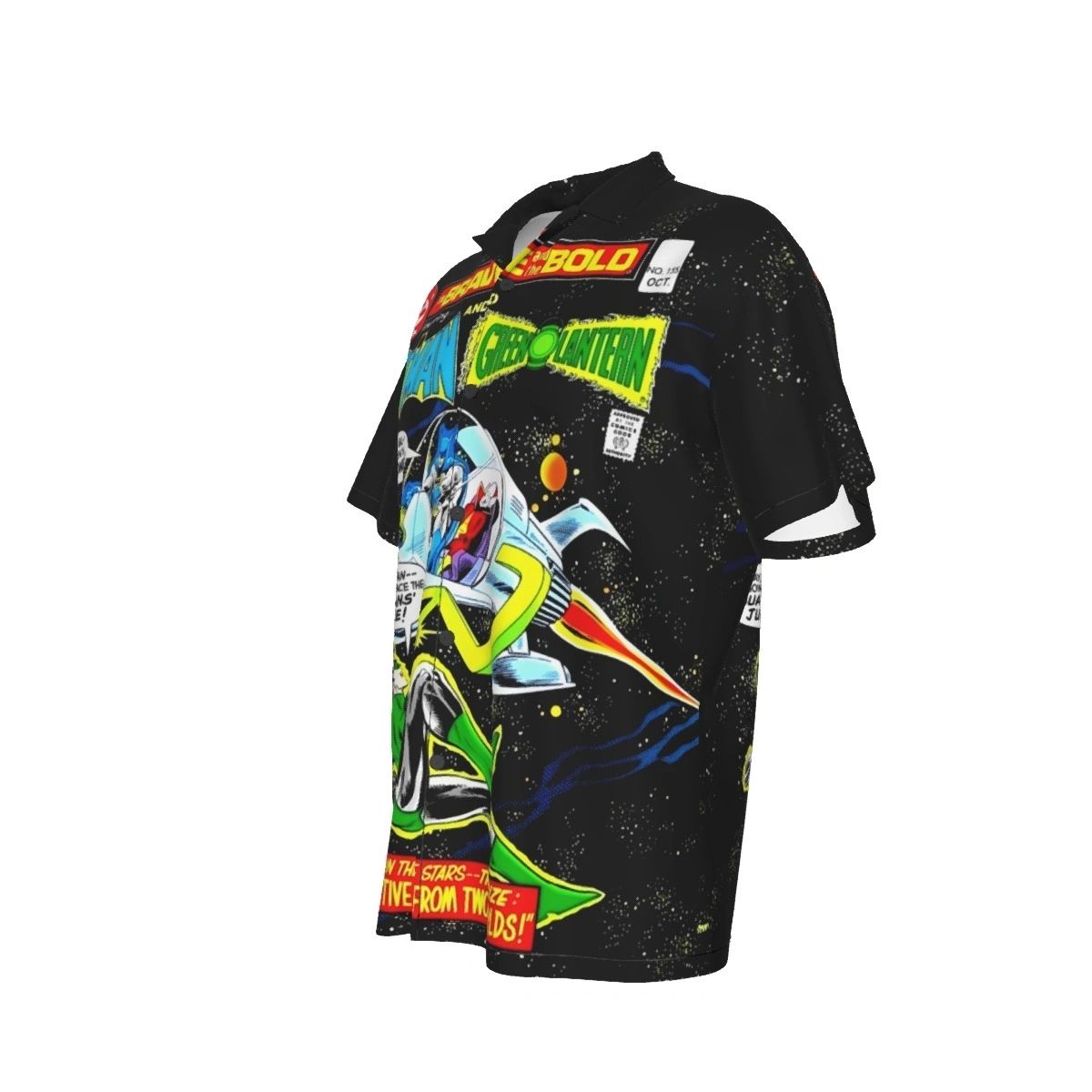 BRAVE AND BOLD 155 ALL OVER PRINT SHIRT AND TANK TOP -BATMAN GREEN LANTERN