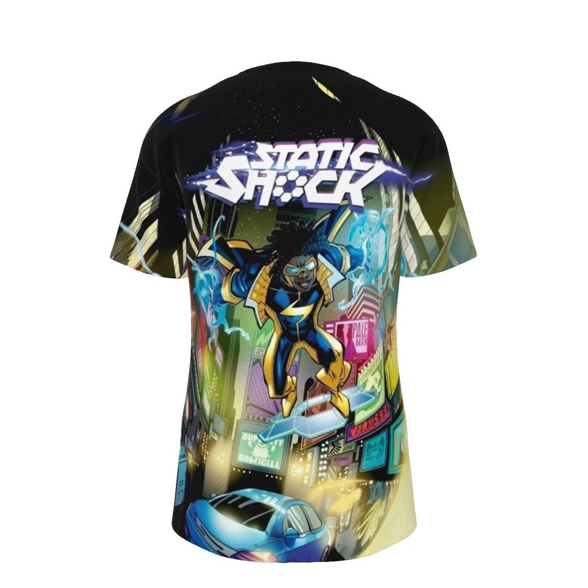 STATIC SHOCK 1 ALL OVER PRINT SHIRT AND TANK TOP