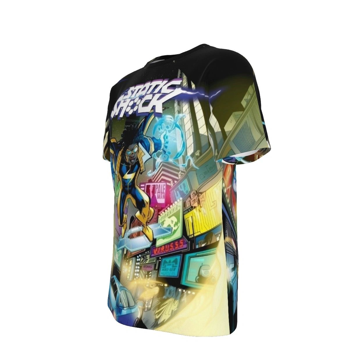 STATIC SHOCK 1 ALL OVER PRINT SHIRT AND TANK TOP