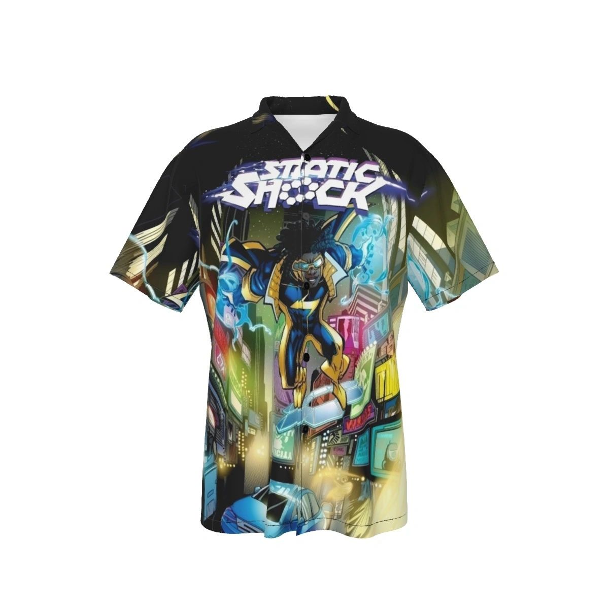 STATIC SHOCK 1 ALL OVER PRINT SHIRT AND TANK TOP