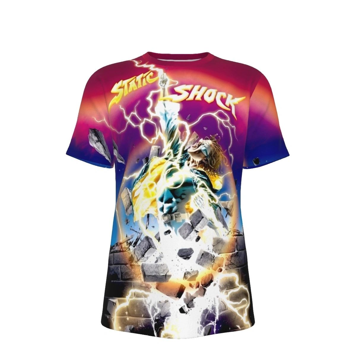STATIC SHOCK ONE SHOT ALL OVER PRINT SHIRT AND TANK TOP