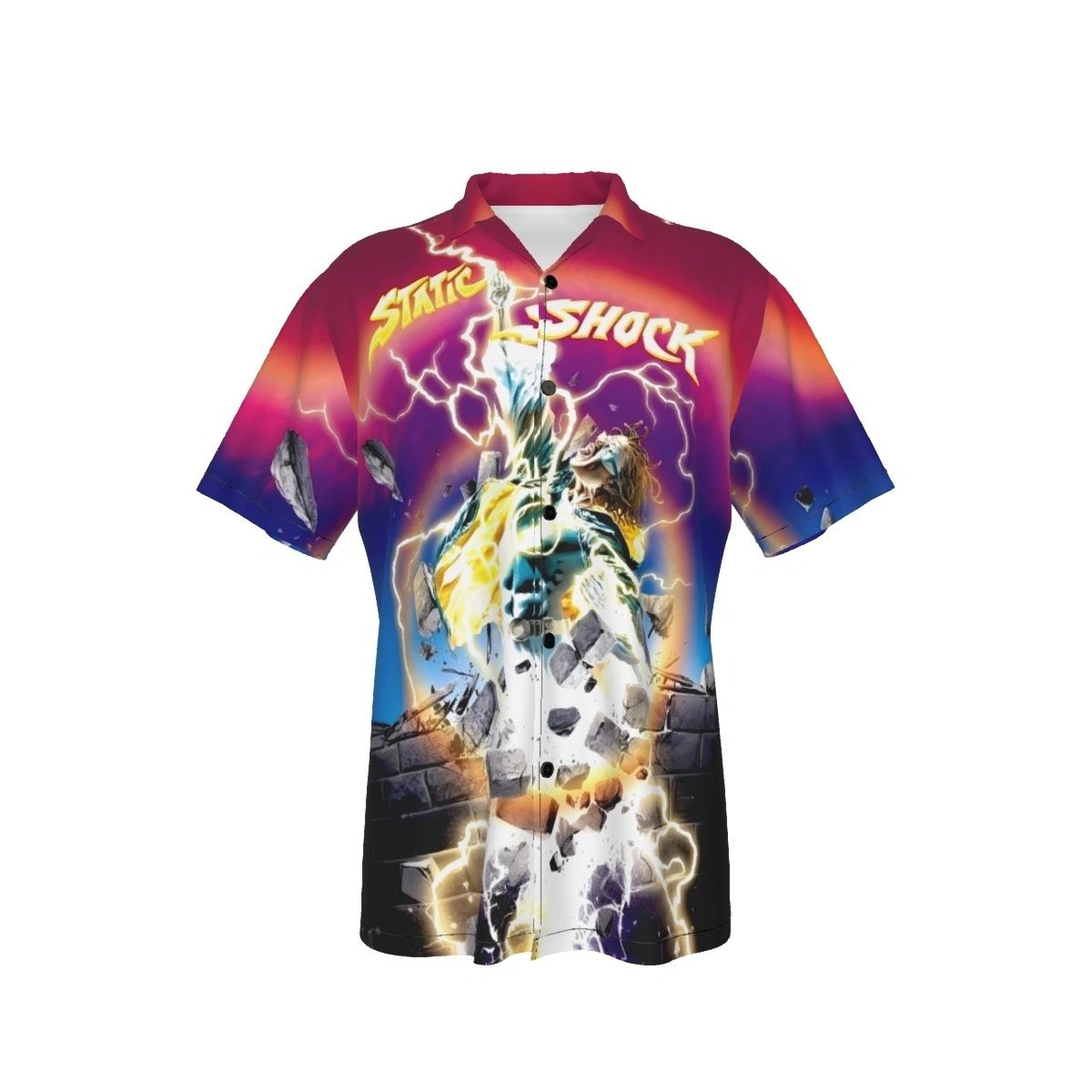 STATIC SHOCK ONE SHOT ALL OVER PRINT SHIRT AND TANK TOP