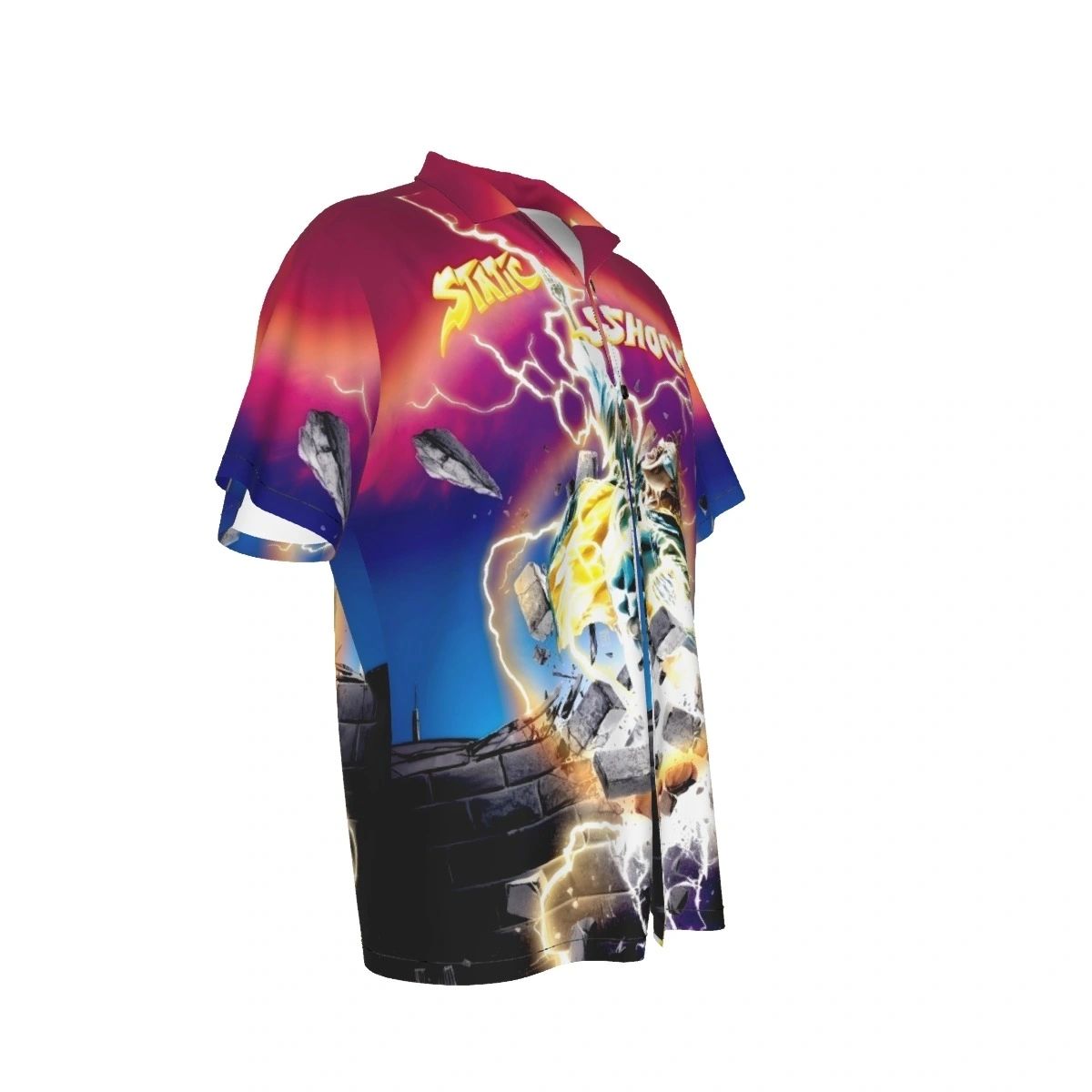 STATIC SHOCK ONE SHOT ALL OVER PRINT SHIRT AND TANK TOP