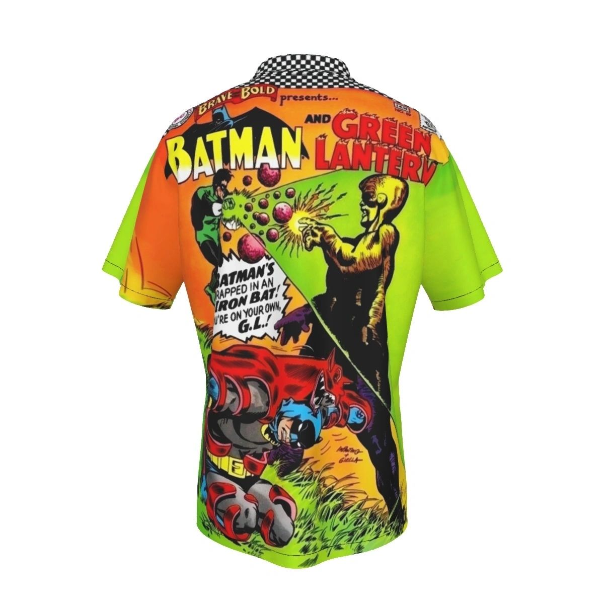 BRAVE AND BOLD 69 ALL OVER PRINT SHIRT AND TANK TOP -BATMAN GREEN LANTERN