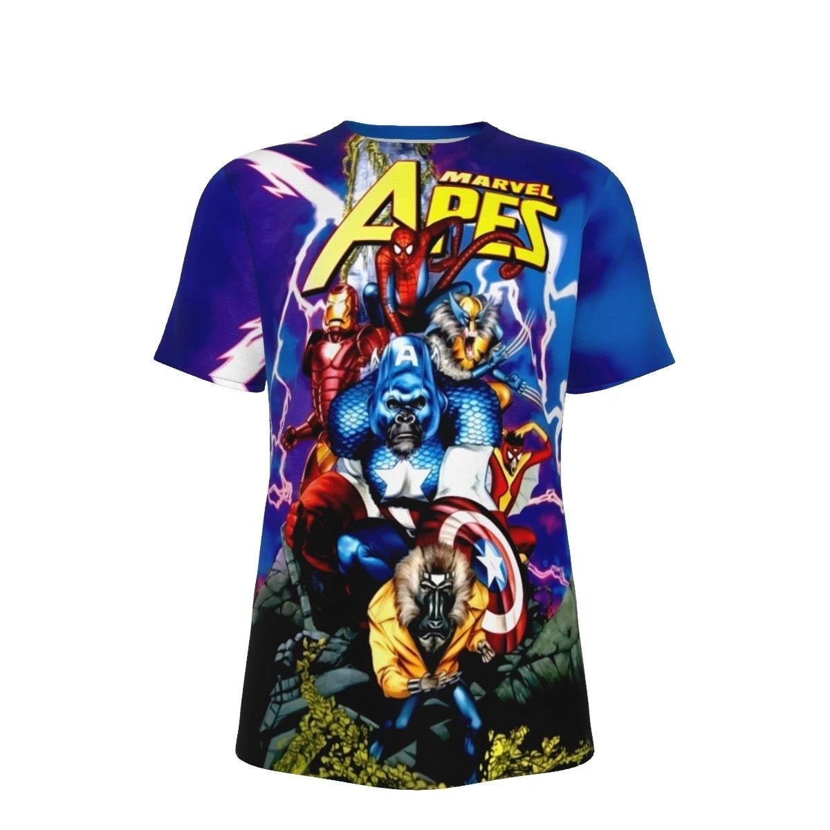 MARVEL APES 1 ALL OVER PRINT SHIRT AND TANK TOP