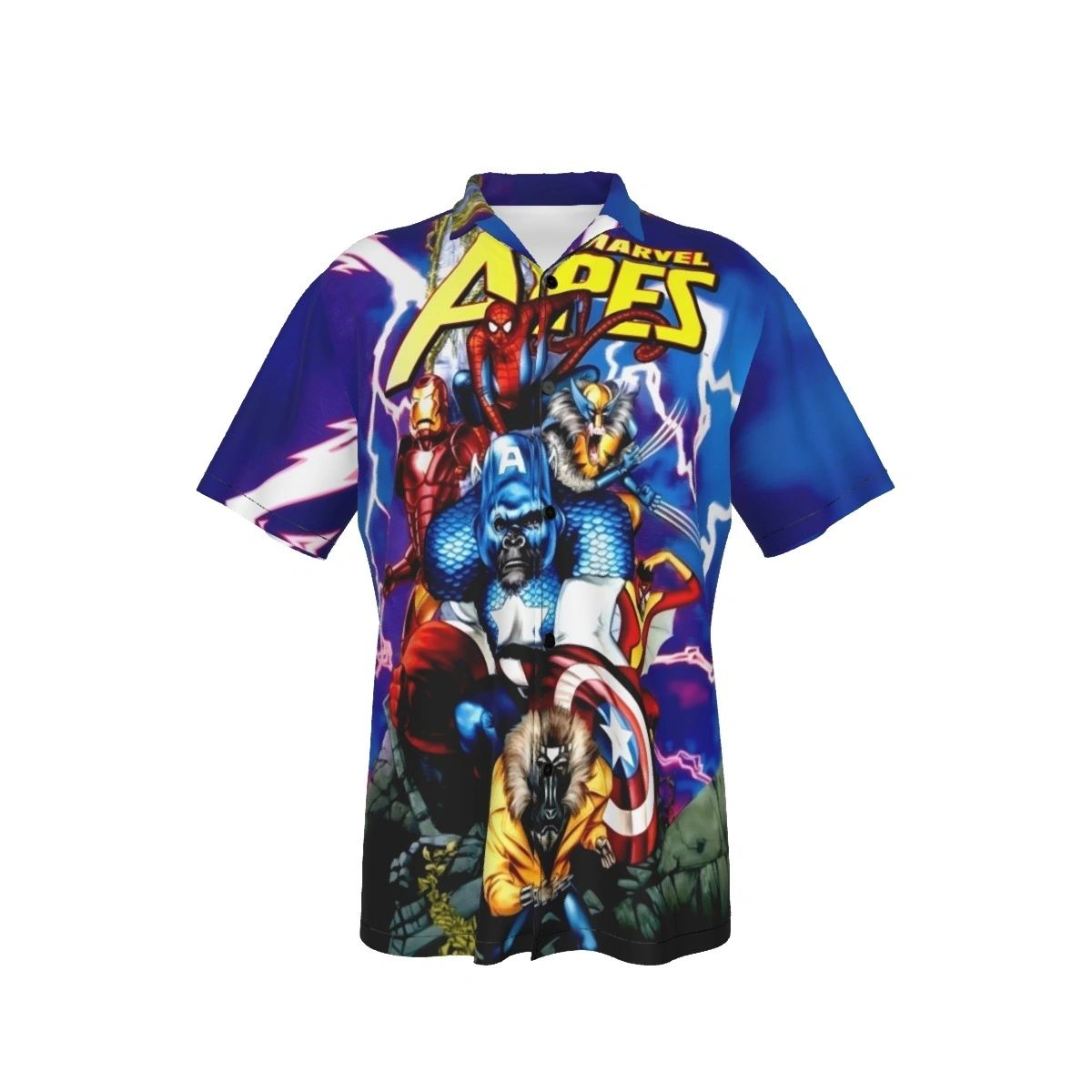 MARVEL APES 1 ALL OVER PRINT SHIRT AND TANK TOP