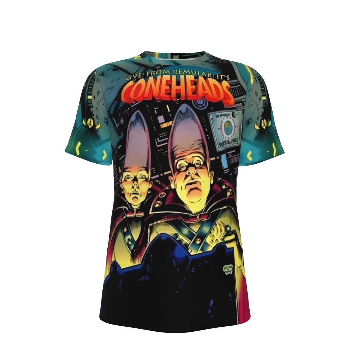 CONEHEADS 1 ALL OVER PRINT SHIRT AND TANK TOP
