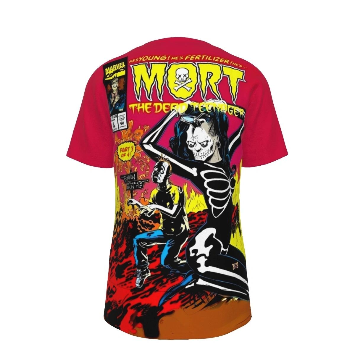 MORT THE DEAD TEENAGER 1 ALL OVER PRINT SHIRT AND TANK TOP