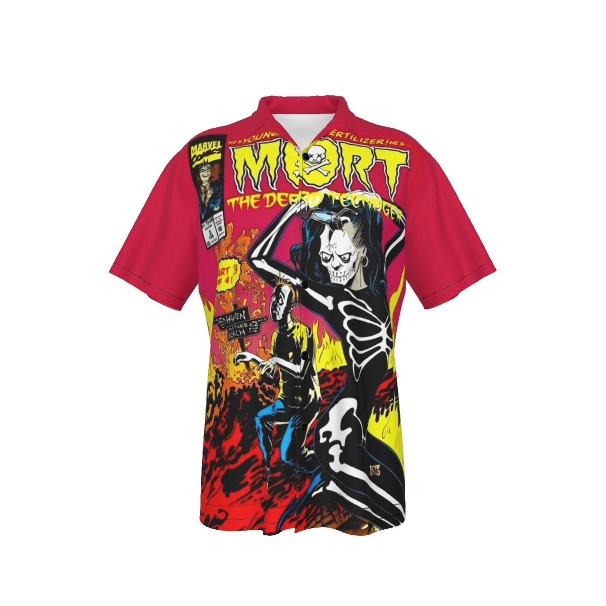MORT THE DEAD TEENAGER 1 ALL OVER PRINT SHIRT AND TANK TOP