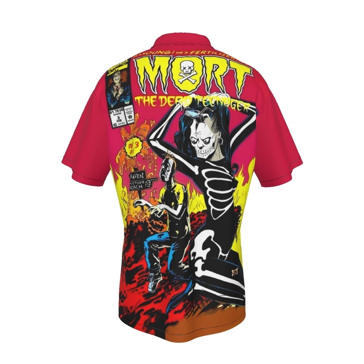 MORT THE DEAD TEENAGER 1 ALL OVER PRINT SHIRT AND TANK TOP