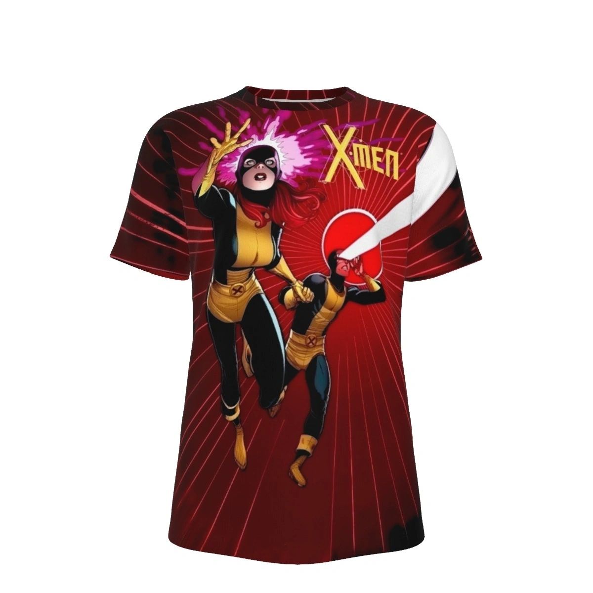 CLASSIC MARVEL GIRL & CYCLOPS ALL OVER PRINT SHIRT AND TANK TOP