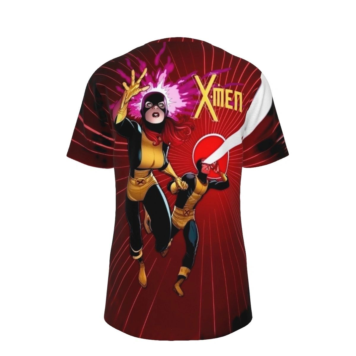 CLASSIC MARVEL GIRL & CYCLOPS ALL OVER PRINT SHIRT AND TANK TOP