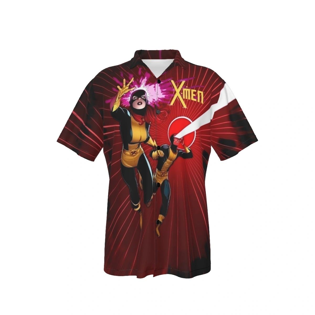 CLASSIC MARVEL GIRL & CYCLOPS ALL OVER PRINT SHIRT AND TANK TOP