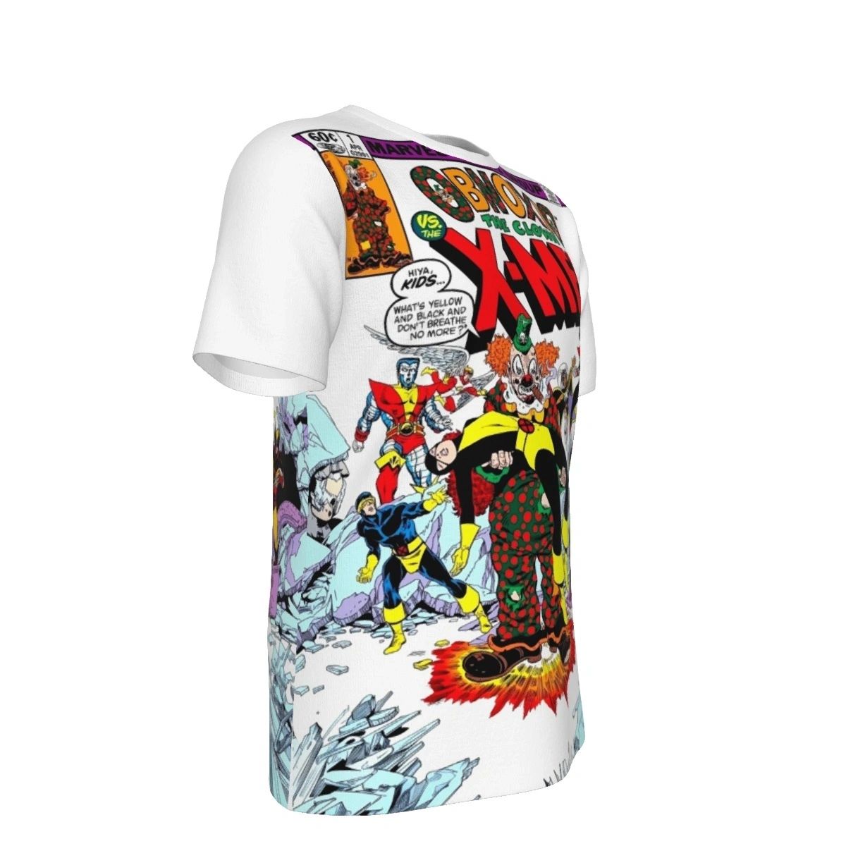 OBNOXIO THE CLOWN VS XMEN ALL OVER PRINT SHIRT AND TANK TOP