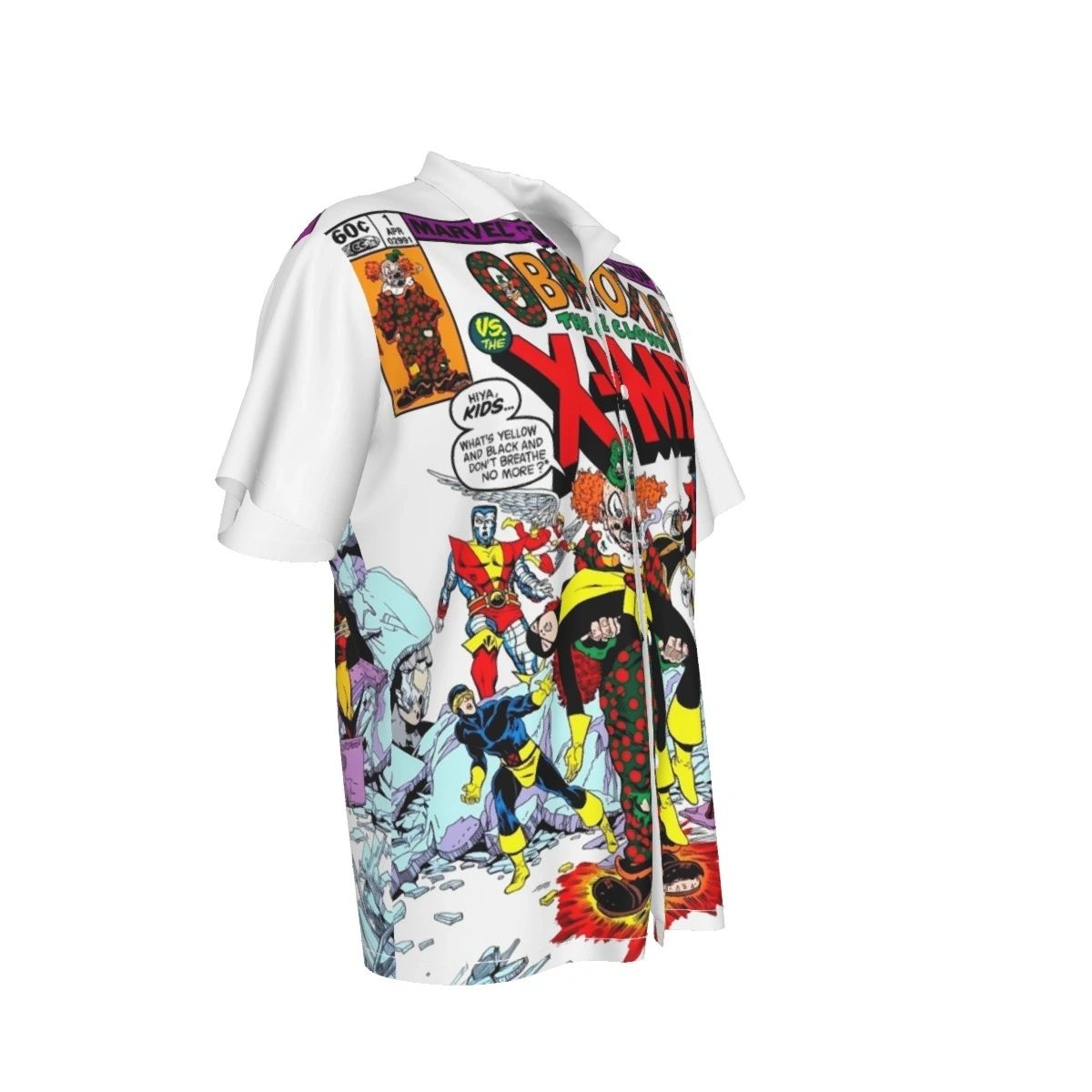 OBNOXIO THE CLOWN VS XMEN ALL OVER PRINT SHIRT AND TANK TOP