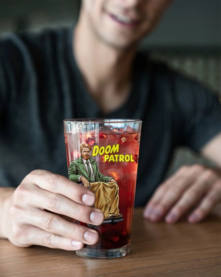 THE CHIEF READY Pint Glass (with Free Shipping) -DOOM PATROL