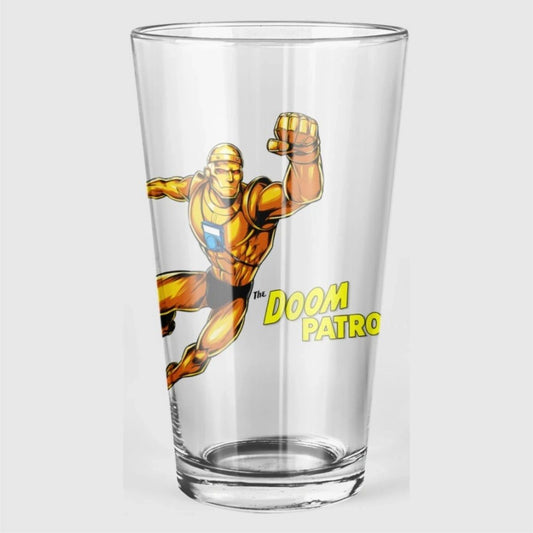 ROBOTMAN READY Pint Glass (with Free Shipping) -DOOM PATROL