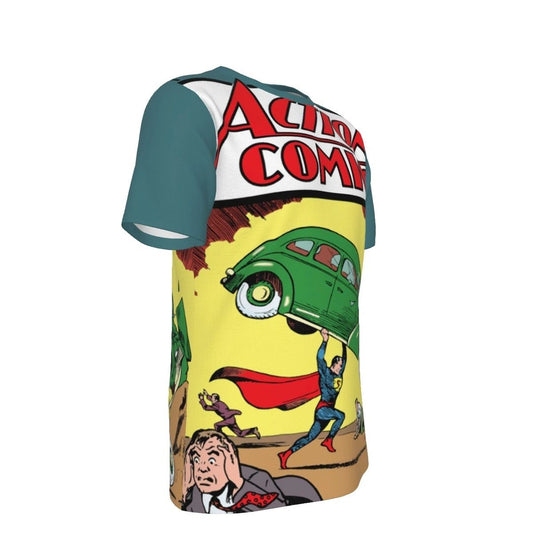 ACTION 1 ALL OVER PRINT SHIRT AND TANK- 1ST SUPERMAN