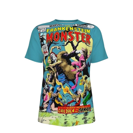 FRANKENSTEIN MONSTER 18 ALL OVER PRINT SHIRT AND TANK TOP -BERNIE WRIGHTSON