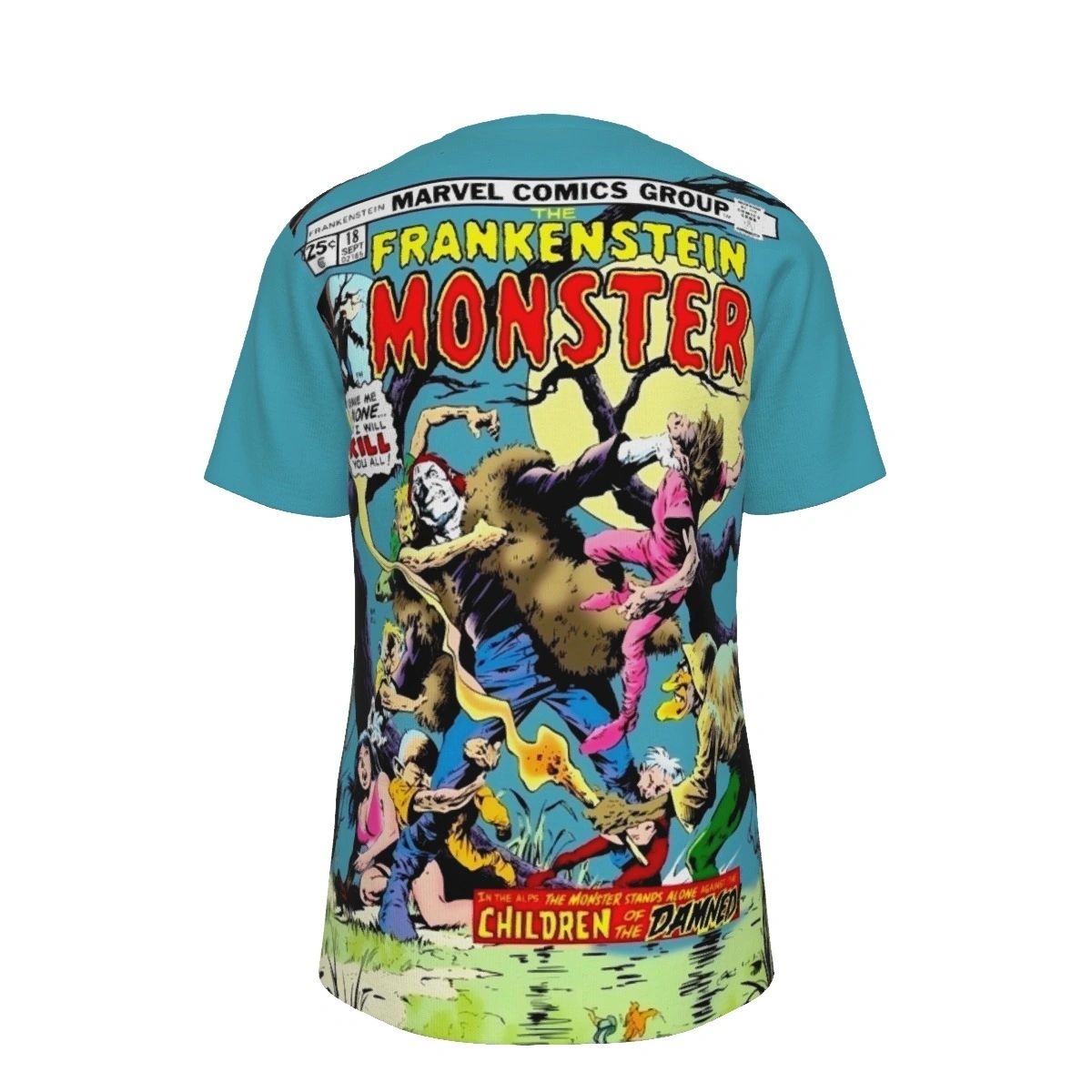 FRANKENSTEIN MONSTER 18 ALL OVER PRINT SHIRT AND TANK TOP -BERNIE WRIGHTSON