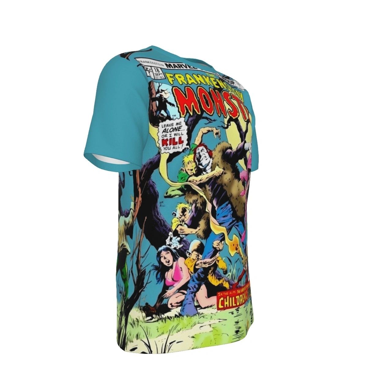 FRANKENSTEIN MONSTER 18 ALL OVER PRINT SHIRT AND TANK TOP -BERNIE WRIGHTSON