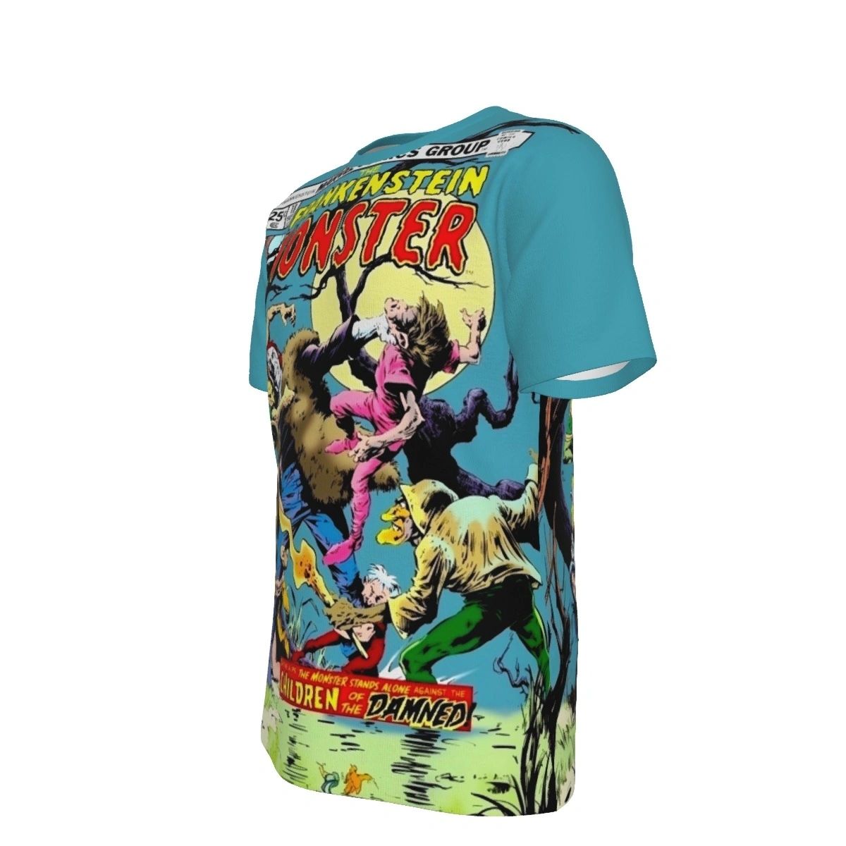 FRANKENSTEIN MONSTER 18 ALL OVER PRINT SHIRT AND TANK TOP -BERNIE WRIGHTSON