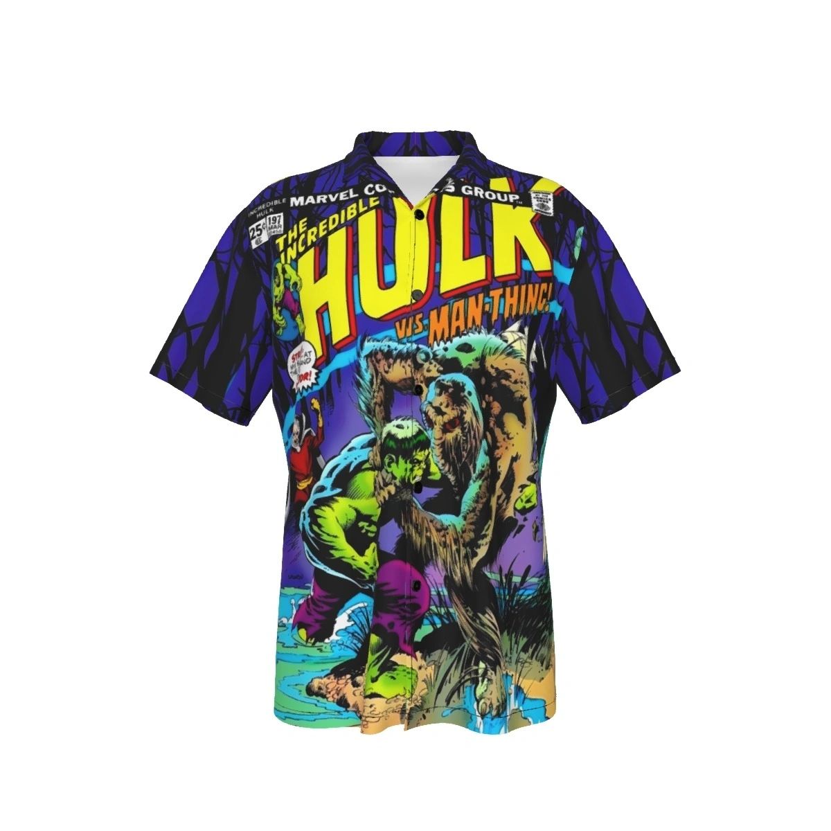 HULK 197 ALL OVER PRINT SHIRT AND TANK TOP -BERNIE WRIGHTSON - MANTHING