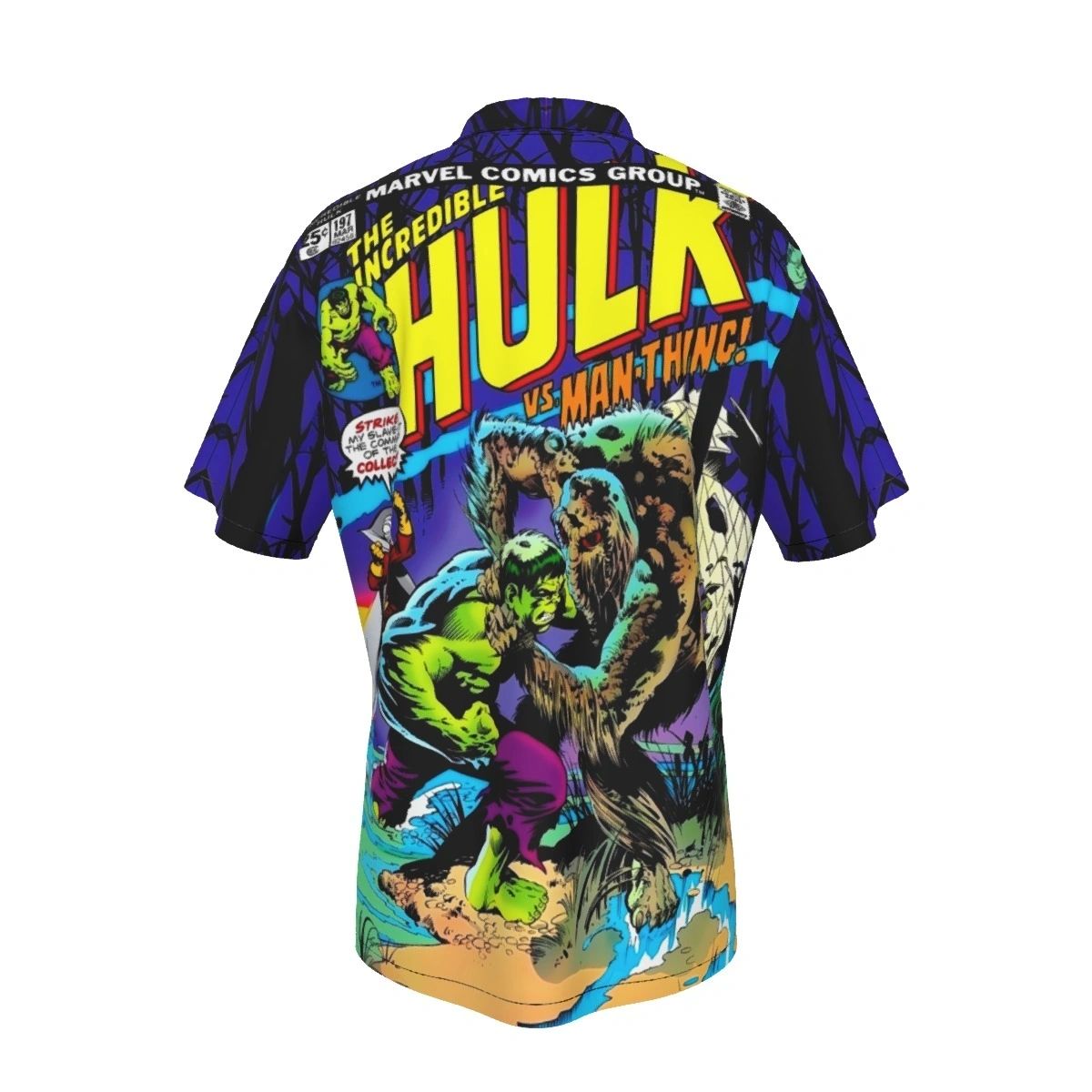 HULK 197 ALL OVER PRINT SHIRT AND TANK TOP -BERNIE WRIGHTSON - MANTHING