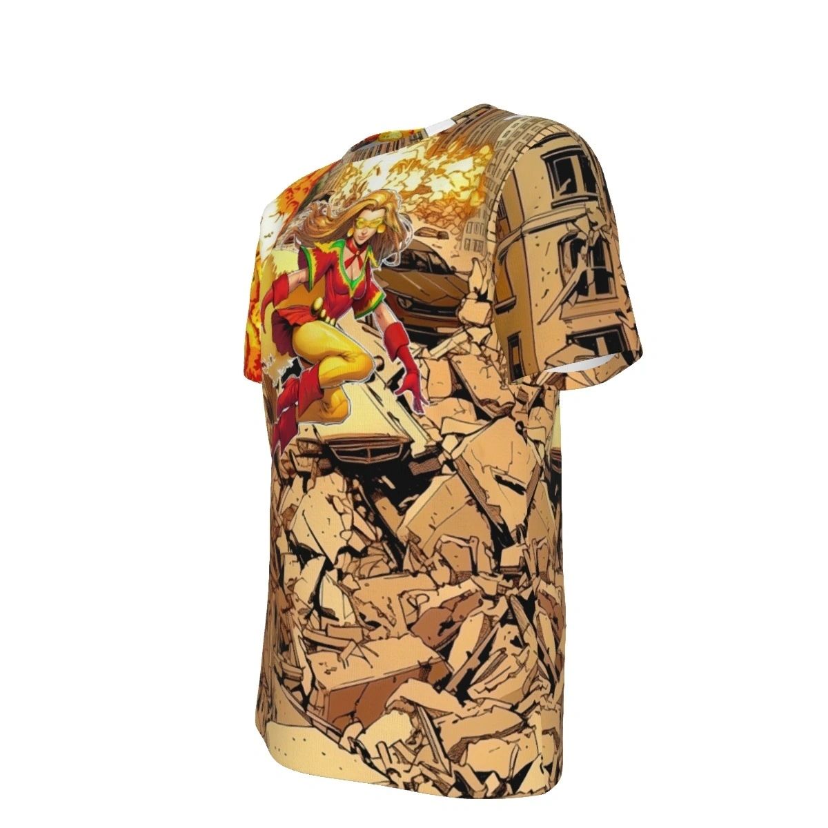 FLAMEBIRD READY ALL OVER PRINT SHIRTS- TEEN TITANS READY