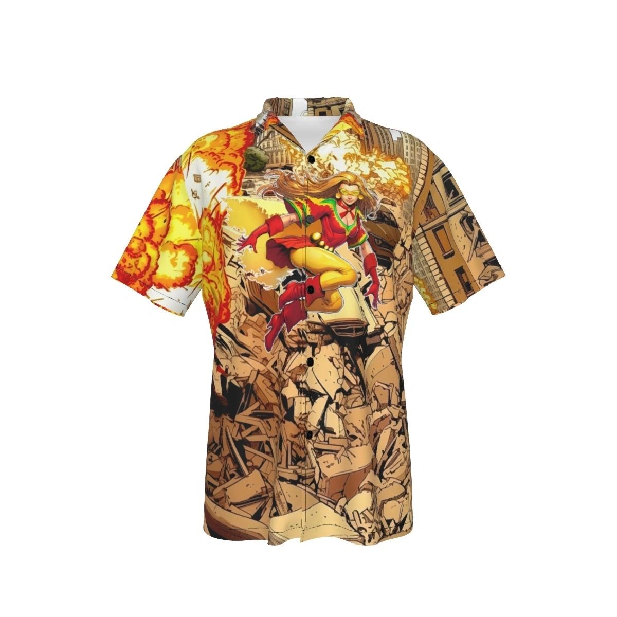 FLAMEBIRD READY ALL OVER PRINT SHIRTS- TEEN TITANS READY