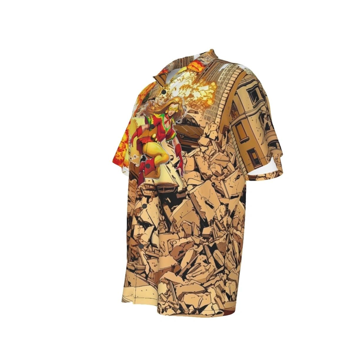 FLAMEBIRD READY ALL OVER PRINT SHIRTS- TEEN TITANS READY