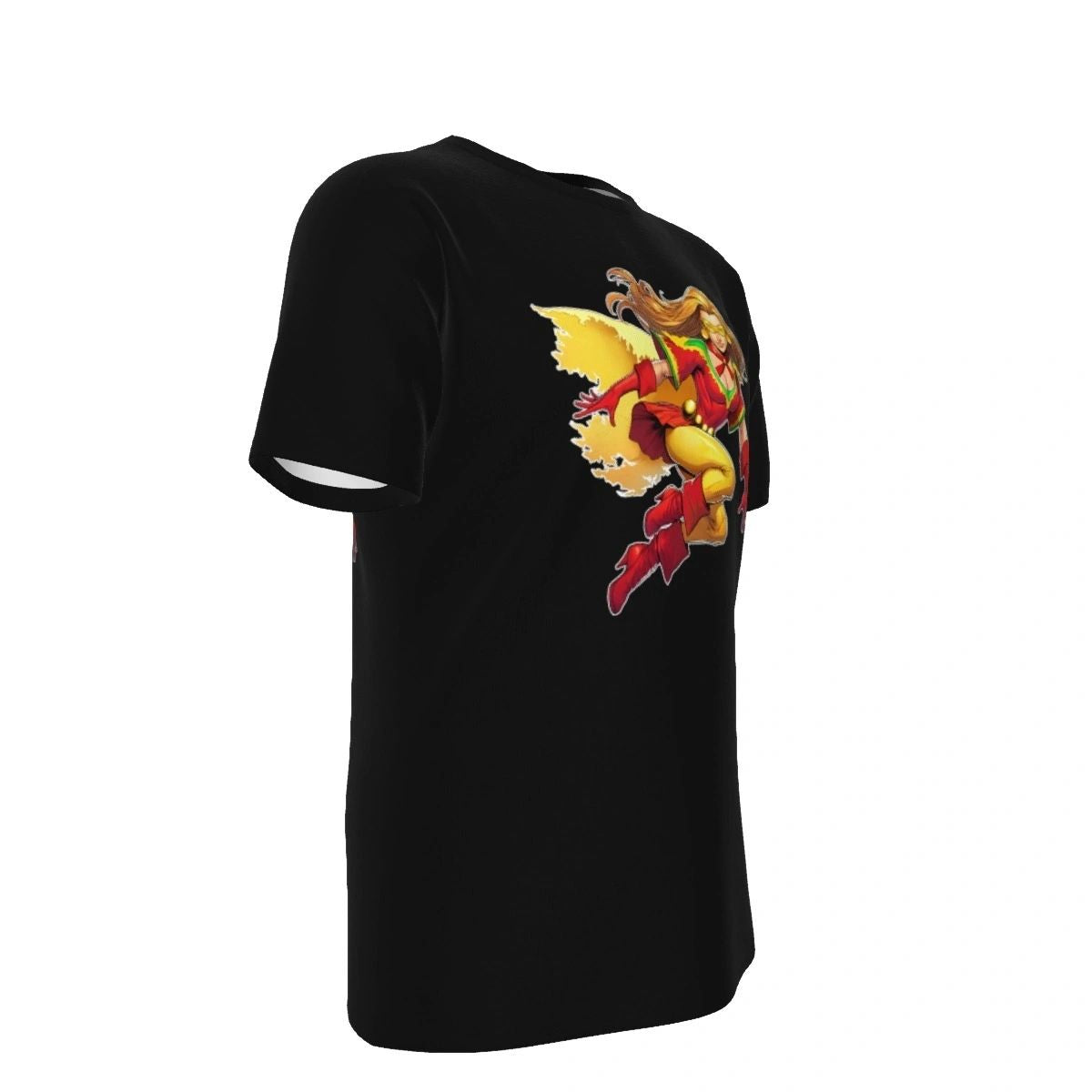 FLAMEBIRD READY BLACK ALL OVER PRINT SHIRTS- TEEN TITANS READY