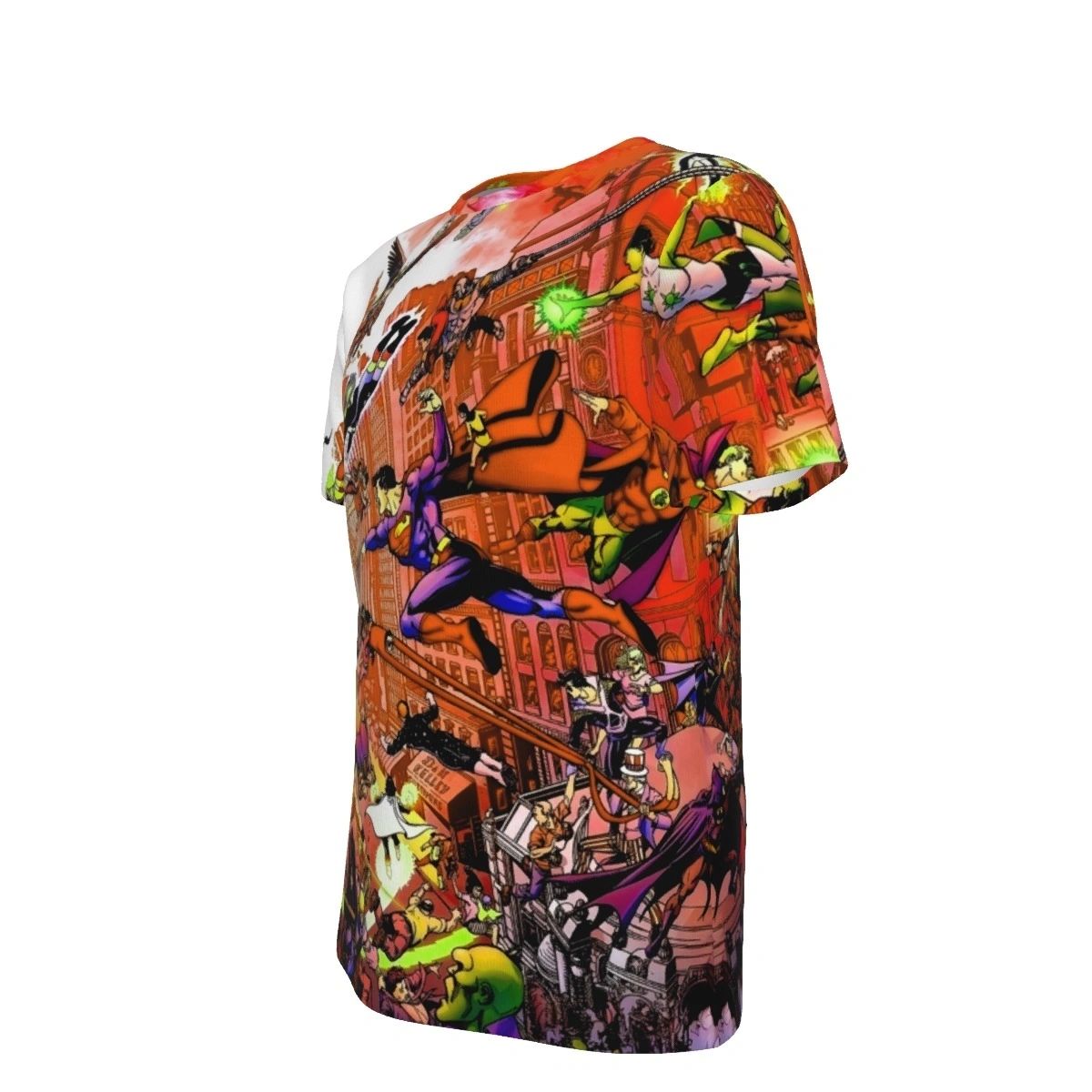 DCU LEGACIES AFTER CRISIS ALL OVER PRINT SHIRTS - GEORGE PEREZ