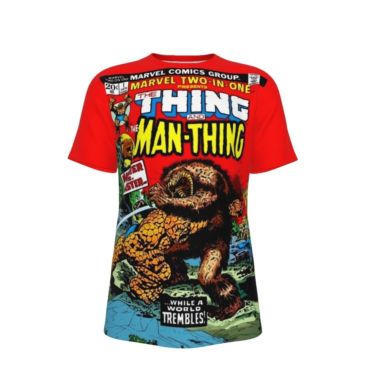 MARVEL TWO IN ONE 1 ALL OVER PRINT SHIRT AND TANK TOP -MANTHING