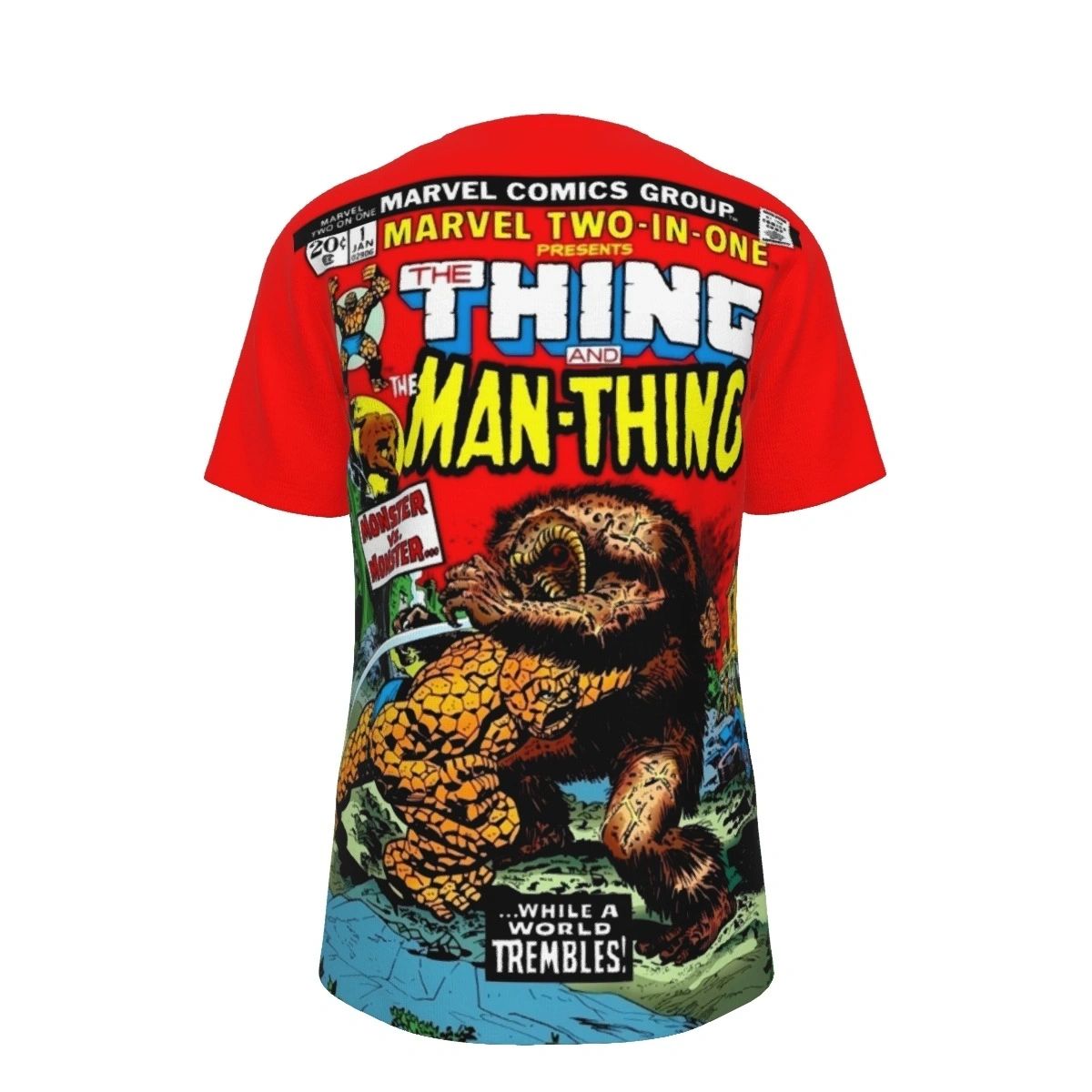 MARVEL TWO IN ONE 1 ALL OVER PRINT SHIRT AND TANK TOP -MANTHING