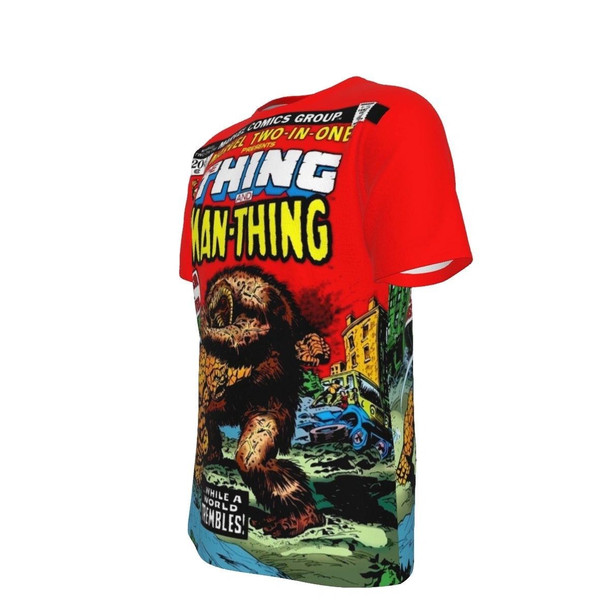 MARVEL TWO IN ONE 1 ALL OVER PRINT SHIRT AND TANK TOP -MANTHING