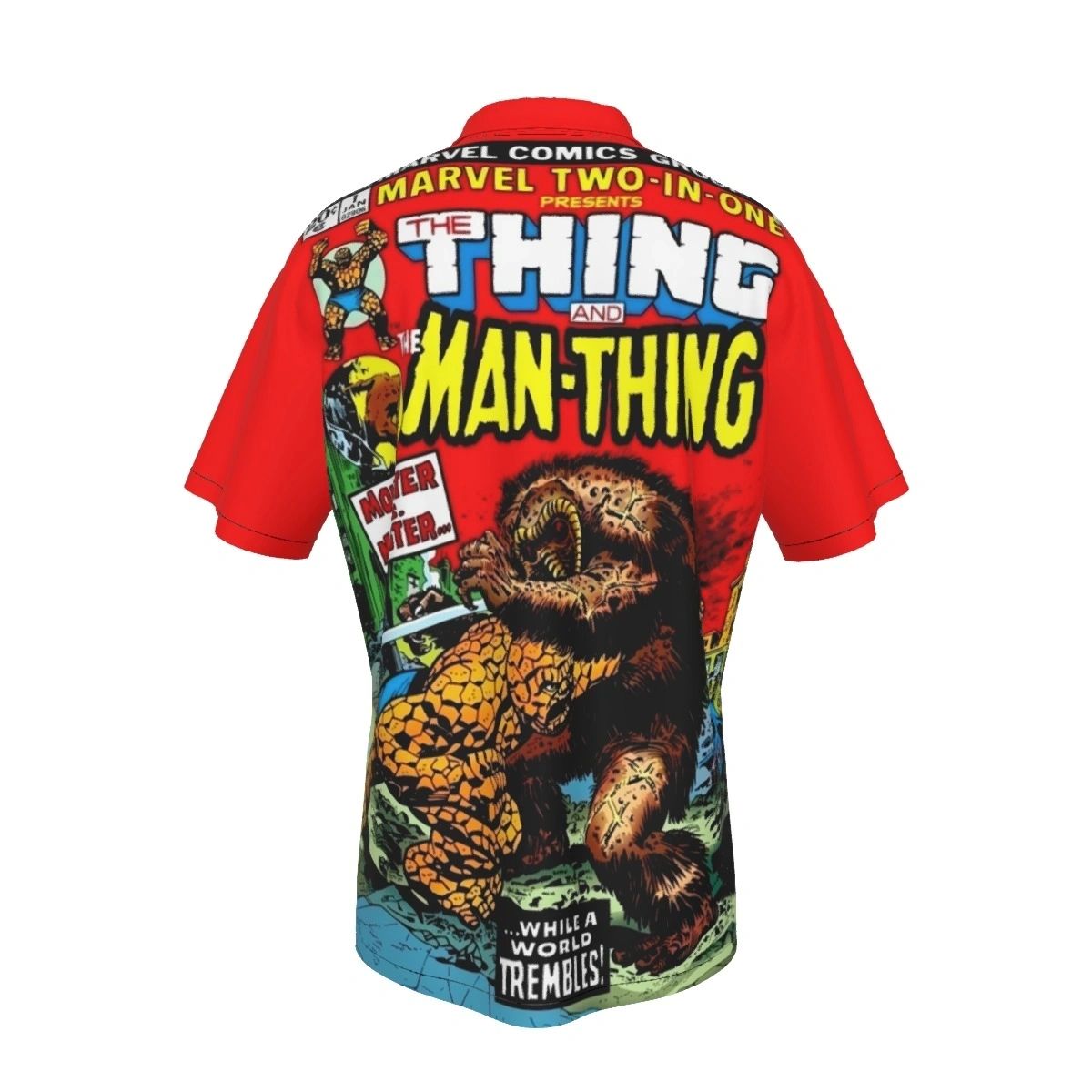 MARVEL TWO IN ONE 1 ALL OVER PRINT SHIRT AND TANK TOP -MANTHING