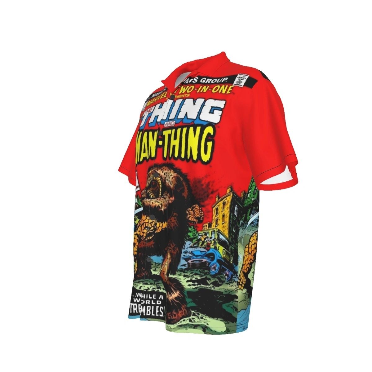 MARVEL TWO IN ONE 1 ALL OVER PRINT SHIRT AND TANK TOP -MANTHING