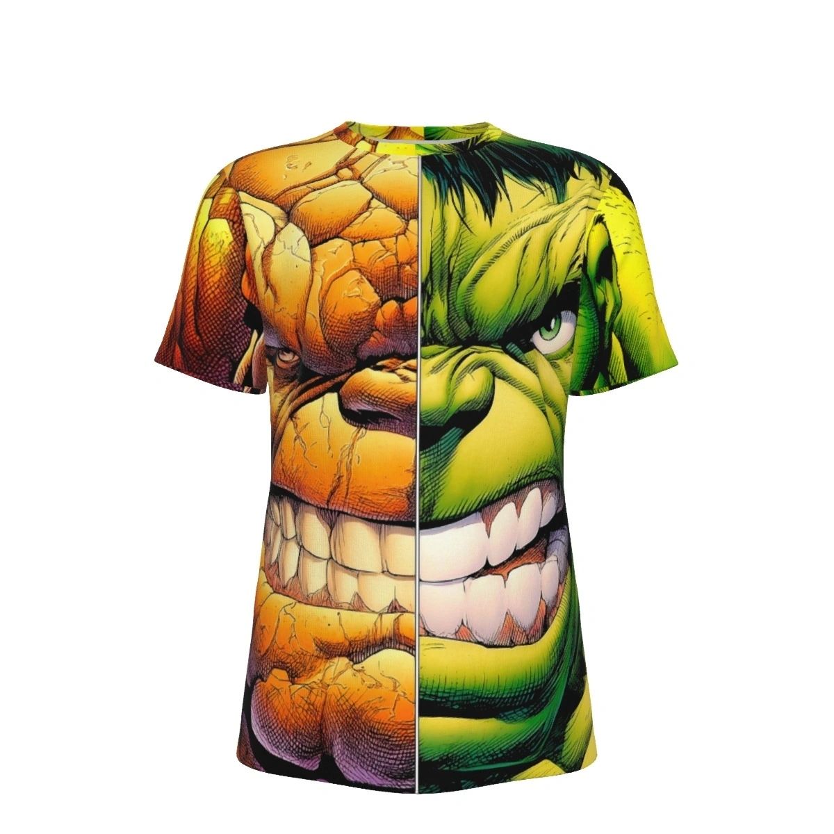 HULK THING FACE ALL OVER PRINT SHIRT AND TANK TOP - ORIGINAL ART