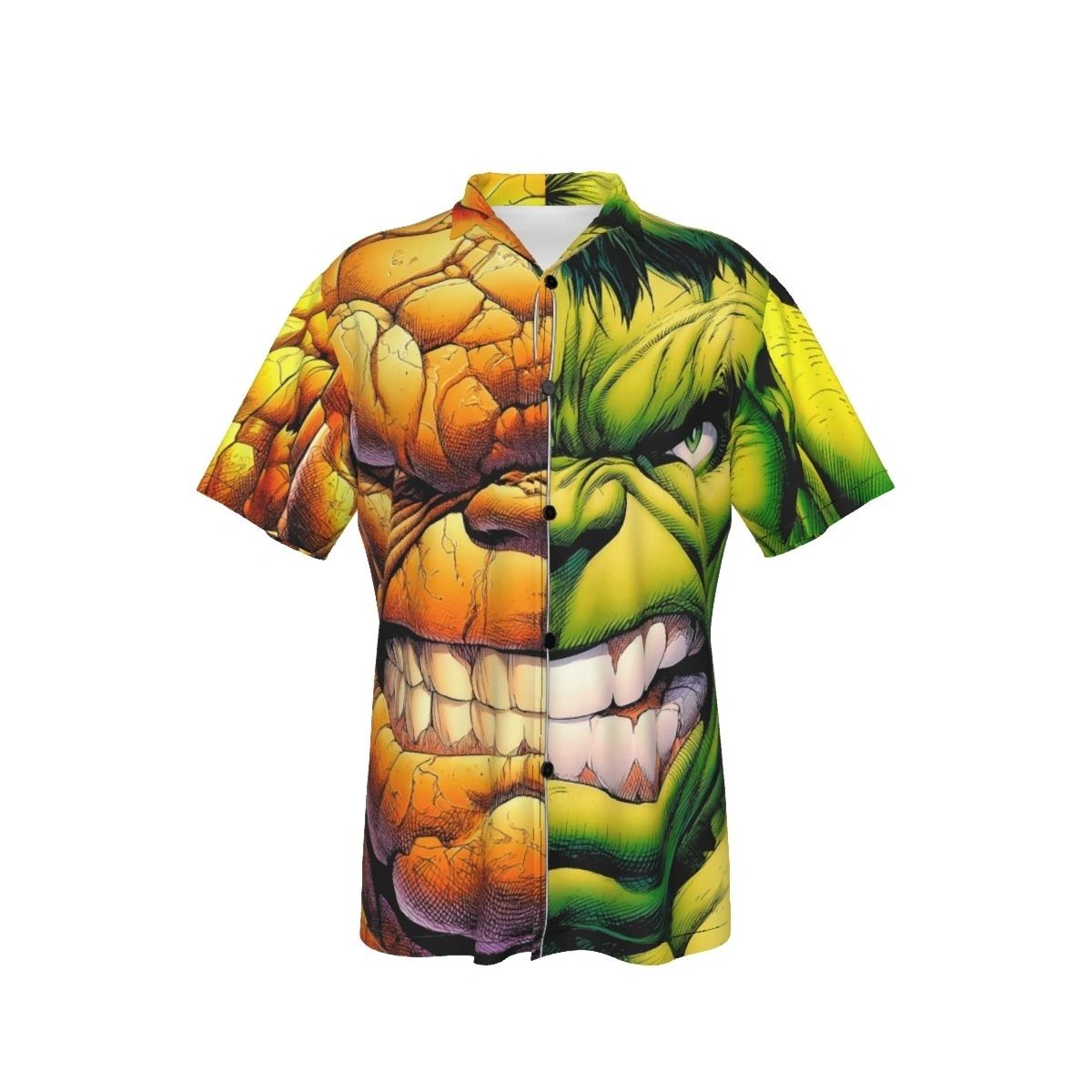 HULK THING FACE ALL OVER PRINT SHIRT AND TANK TOP - ORIGINAL ART