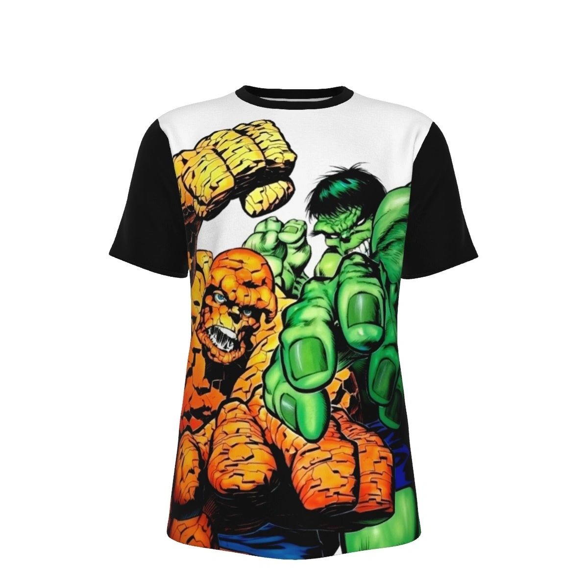 THING HULK ALL OVER PRINT SHIRT AND TANK TOP -BY BERNIW WRIGHTSON
