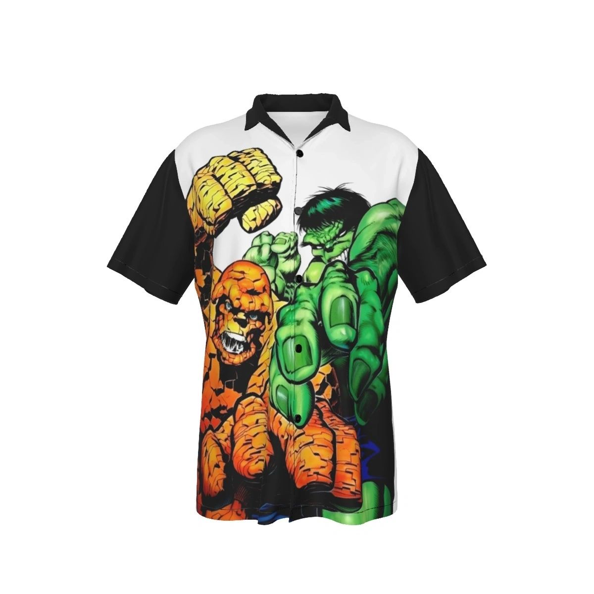 THING HULK ALL OVER PRINT SHIRT AND TANK TOP -BY BERNIW WRIGHTSON